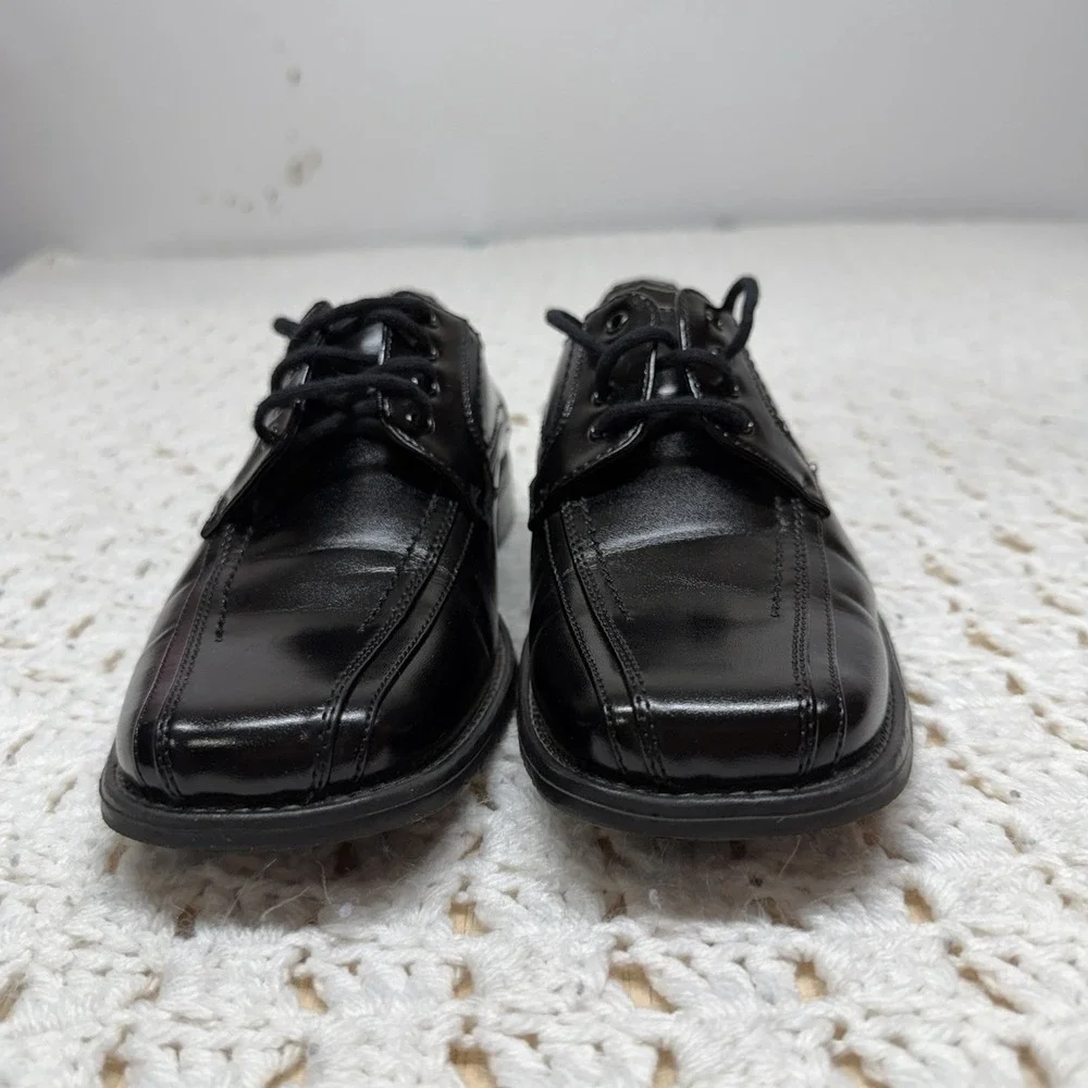 Stacy Adams Dress Shoes Boys Size 1 M Black Slip On Dressy Formal  Dress